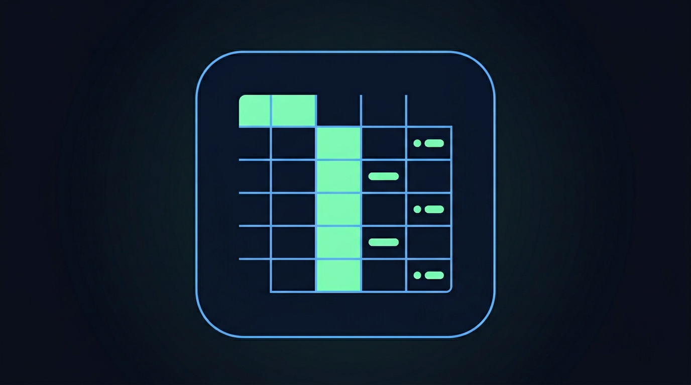Icono herramientas Excel en el navegador